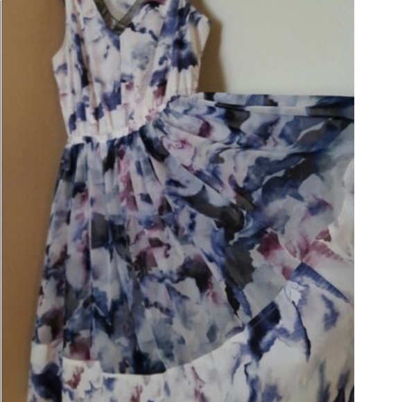 Simply Vera Dress Vera Wang Floral Like New Lovely Style So Feminine & Stunning - Picture 2 of 8